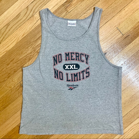 Vintage 90s Reebok “No Mercy No Limits” tank top - Picture 1 of 5
